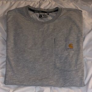 Carhartt Force Relax Fit Heather Gray Short Sleeve Tee size Medium